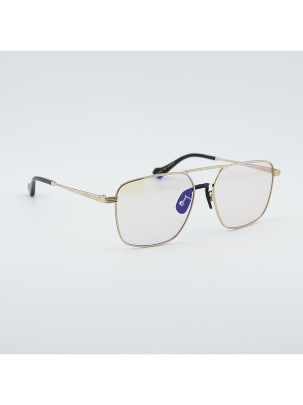 Gucci GG0743S 006 Sunglasses Gold Aviator Frame, Photochromic Lenses - Picture 10 of 11